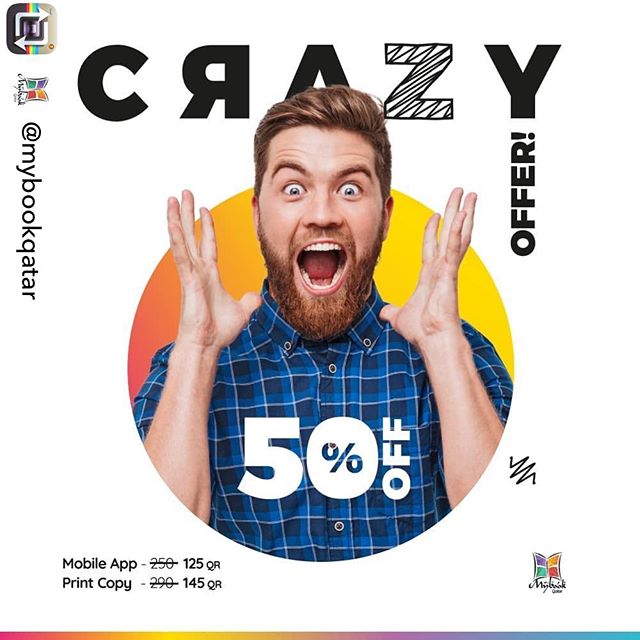 Repost from @mybookqatar – Buy the best savings app in Qatar today with a 50% discount and have the rest of your year full of satisfaction and savings! Mobile App – 125QR | Print Copy – 145QR You can buy from our office in Al Sadd or from our retailers including Fnac Qatar, Virgin Megastore, Jarir Bookstore, WOQOD stations, SPAR- Al Thumama, Mega Mart, LuLu Hypermarkets, WHSmith- Al Meera branches, Monoprix Super- Doha Festival City, and Monoprix Super- The Market. Kindly note the offer is NOT valid for delivery. For more info, message or call us at 50907270 (WhatsApp) / 44814276. Download My Book Qatar App at www.tiny.cc/mybookqatar to find 1500+ Buy 1 Get 1 Free offers