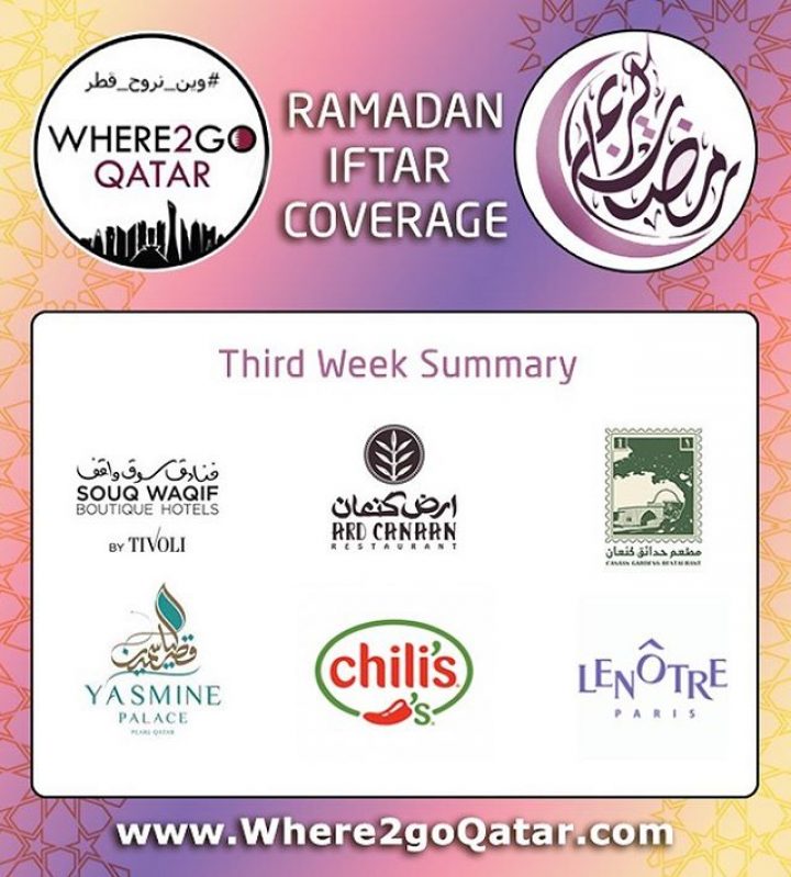 Third Week Iftar Summary ملخص افطارات الاسبوع الثالث