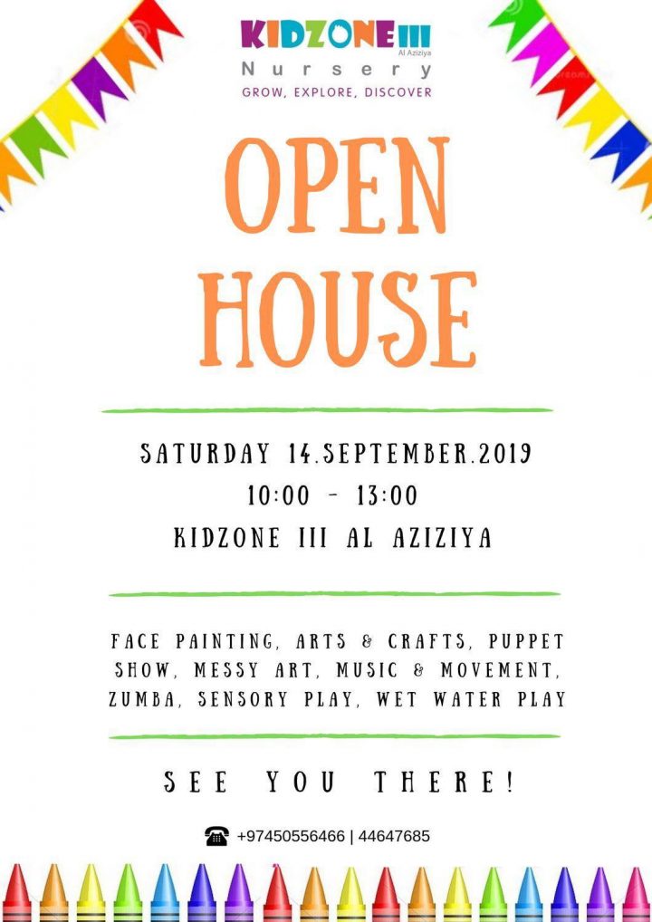 Open House – Kidzone III Nursery Alaziziya